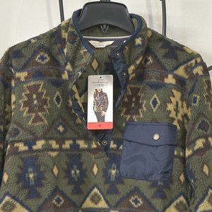 Weatherproof‎ Vintage Ladies’ Printed Fleece Pullover Green